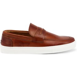 Duca di Morrone Slips on Enea - Leather Brown Kostanjeva Cene