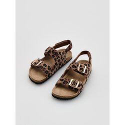 Reserved Sandale visokih potpetica leopard uzorka - bež Cijene