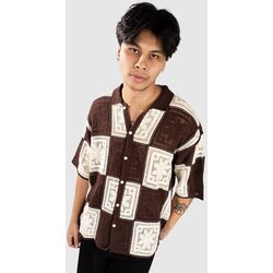 Woodbird WBBanks Crochet Knit Srajca brown / off white Cene