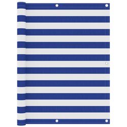 vidaXL balkonski zastor bijelo-plavi 120 x 500 cm od tkanine Oxford Cijene
