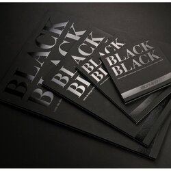Fabriano Blok Black Black 24X32 300G 19100391 Cene