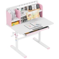  Ergonomski dječji radni stol Study 5.0, ružičasti, 90 cm Cijene