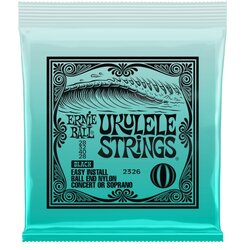 Ernie Ball Slinky P02326 Concert Soprano Nylon Ball End BLACK - žice ukulele Cene