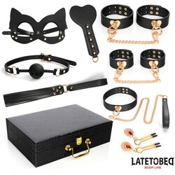 LateToBed BDSM Line Komplet Bondage Kit W. Case Cene