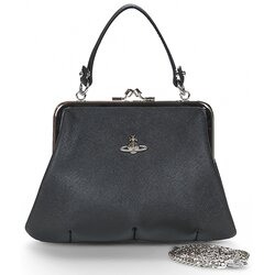 Vivienne Westwood Ročne torbice GRANNY FRAME PURSE Črna Cene