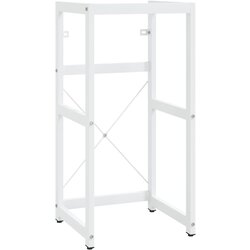 Maison Chic Kopalniški regal - Umivalniška omarica bel 40x38x83 cm železo, (21758898) Cene