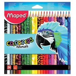 Maped Bojice drvene Color'Peps Animals trobridne 24/1 MAP832224 Cene