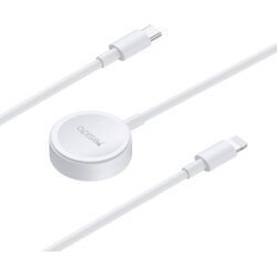 Yesido CA113 induktivni punjač za Apple Watch pametni sat s Type-C na Lightning kabelom -bijele boje Cene