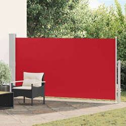 vidaXL Stranska tenda za teraso 160x300 cm rdeča Cene