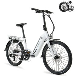 FLEBI Belo zložljivo električno mestno kolo Swan 24, doseg 70 km - baterija 10,4 Ah, (22118440) Cene