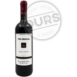 Tri Oraha merlot 2015 single vineyard 0,75 Cene