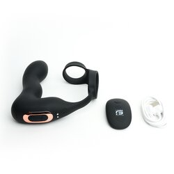 Sport Fucker MOTOVibe Magnum Lock Inflatable Vibrating Ass Lock Black Cene