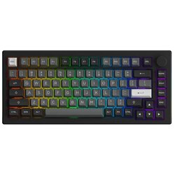 Akko Black & Silver 5075B Plus Wireless Mechanical Keyboard Dracula, (5000060476) Cene