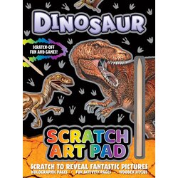 Dino World Slikovnica Dinosauri Scratch art pad Cene