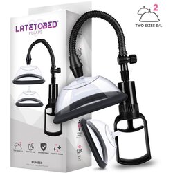 LATETOBED Bumper Manual Vacuum Vagina Pump with 2 Cups Cene
