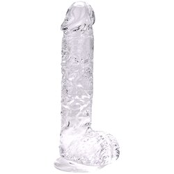 Loving Joy 2024 Dildo Loving Joy With Balls Clear 9'' Cene