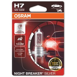 Osram Halogenska avtomobilska žarnica Night Breaker Silver H7 (ECE kategorija: H7, 2 kos) Cene