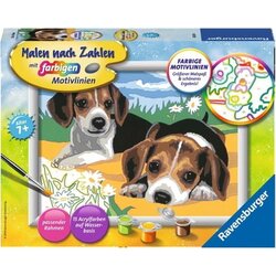  Slikanje po številkah - Pasja mladička Jack Russel Cene