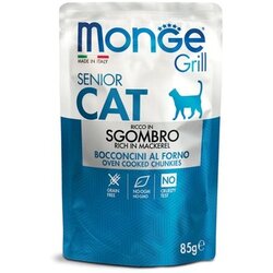 Monge cat Grill Senior Skuša 85 g Cene
