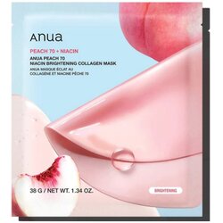 Anua Peach 70% Niacin Brightening Collagen Mask posvetlitvena maska za obraz s kolagenom 1 kos Cene