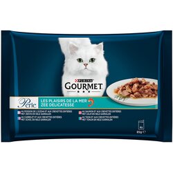 Gourmet Poskusno pakiranje Perle 4 x 85 g - Miks 4 (4 sorte iz morja) Cene