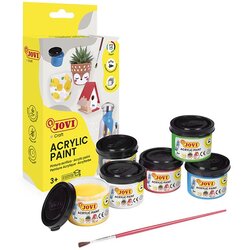 Jovi set akrilnih boja 6x35 ml + kist (hobi akrilne boje) KORIŠTENO Cene