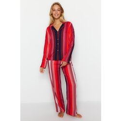 Trendyol Pajama Set - Multicolor - Striped Cijene