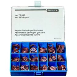 Pressol 73005 Bakreni brtveni prsten postavljen 540 dijelova Sadržaj 1 Set Cene