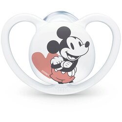 Nuk varalica silikon space mickey mouse bela, 18-36m Cene