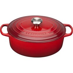 Le Creuset Signature Casserole oval 29 cm Cerise Cene