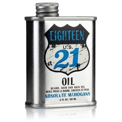 18.21 Man Made Oil Absolute Mahogany 60 ml hranjivo i jačajuće ulje za bradu, kosu i lice Cene