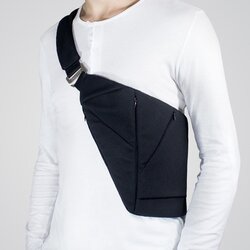 Baggizmo tekstilna torba - Jet Black (desna) Cene
