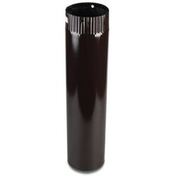 Žemini dimna cev emajlirana fi 120 mm - braon / 1 m Cene