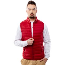 Glano Men's quilted vest - dark red Cijene