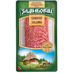 Zlatiborac sendvič salama slajs 100g Cene
