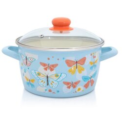 Metalac duboka posuda Leptirići plavi, 20cm/3,5lit Cijene