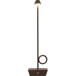 BROGGI DESIGN Broggi Lampada Bugia corten rechargeable Cene