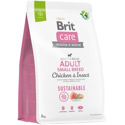 Brit Care Dog Sustainable Adult Small Breed piščanec & insekti - 3 kg Cene