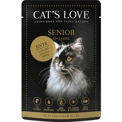 Cat's Love Mokra hrana za mačke "Senior Duck" - 85 g Cene