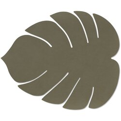 LIND DNA Pogrinjek iz eko usnja 35x42 cm Monstera Leaf Nupo – Cene