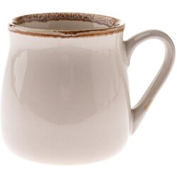 Dakls Kremno bela skodelica iz kamenine 560 ml Tone – Cene