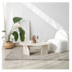 Hanah home sto za dnevnu sobu rock travertine Cene