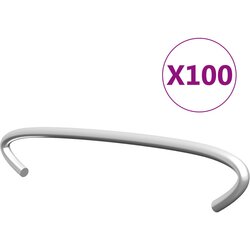 vidaXL Gabionske kuke 100 kom od pocinčanog čelika 10 cm Cijene