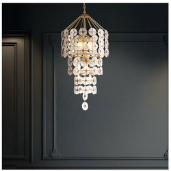 Quintiesse QN-MERIDIAN-9P-DG - Luster na lancu MERIDIAN 9xE14/40W/230V zlatna Cene