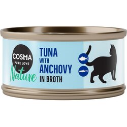 Cosma Varčno pakiranje Nature 24 x 70 g - Tuna s celimi sardelami Cene