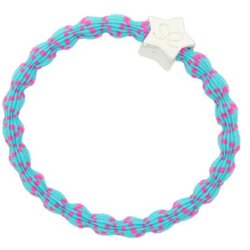 By Eloise London Silver Star Pink on Blue elastika za lase Cene