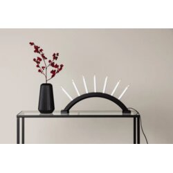 Venture Home adventski svijećnjak s LED žaruljicama Kebnekaise, crna Cijene
