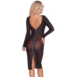 Cottelli Transparent Powernet Dress 2718480 Black S Cene