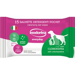 Inodorina Refresh Clorexidine džepne vlažne maramice, 15 komada Cene
