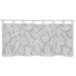 Sehlbach Bijela/siva prozirna zavjesa 120x45 cm Calista – Cene